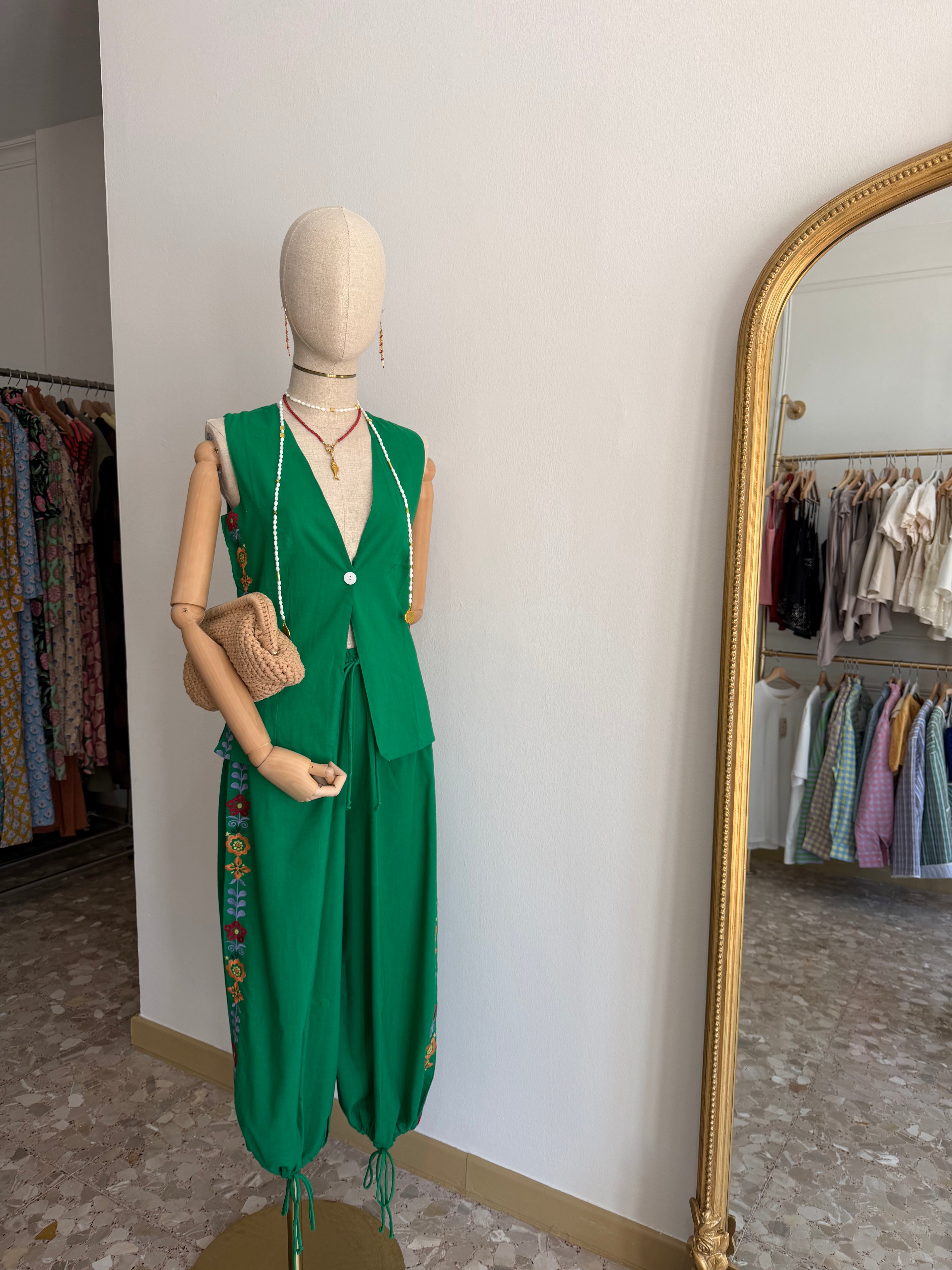 Conjunto Jazmín verde
